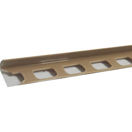Creaprac CARMINE PVC 3/8 in. x 8 ft. BULLNOSE TILE EDGING TRIM 601290200